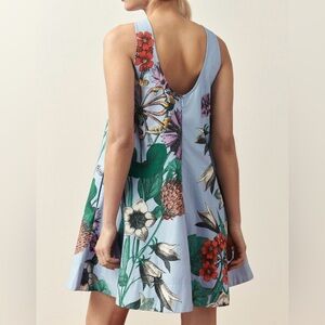 Anthropologie Keiko Mini Dress by Maeve in Blue